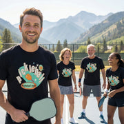 Pickleball retro graphic tee by Galactic Ink Club