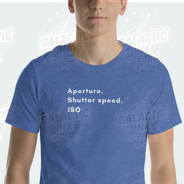 Aperture retro graphic tee by Galactic Ink Club