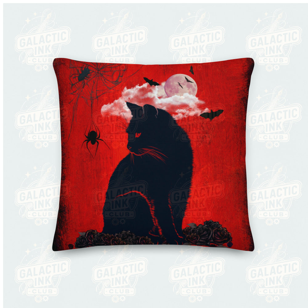 Black Cat Premium Pillow Pillow
