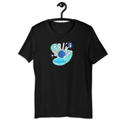 Bowling Retro-Inspired Graphic Tee in black — Galactic Ink Club
