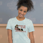 Brains are so cool retro graphic tee by Galactic Ink Club