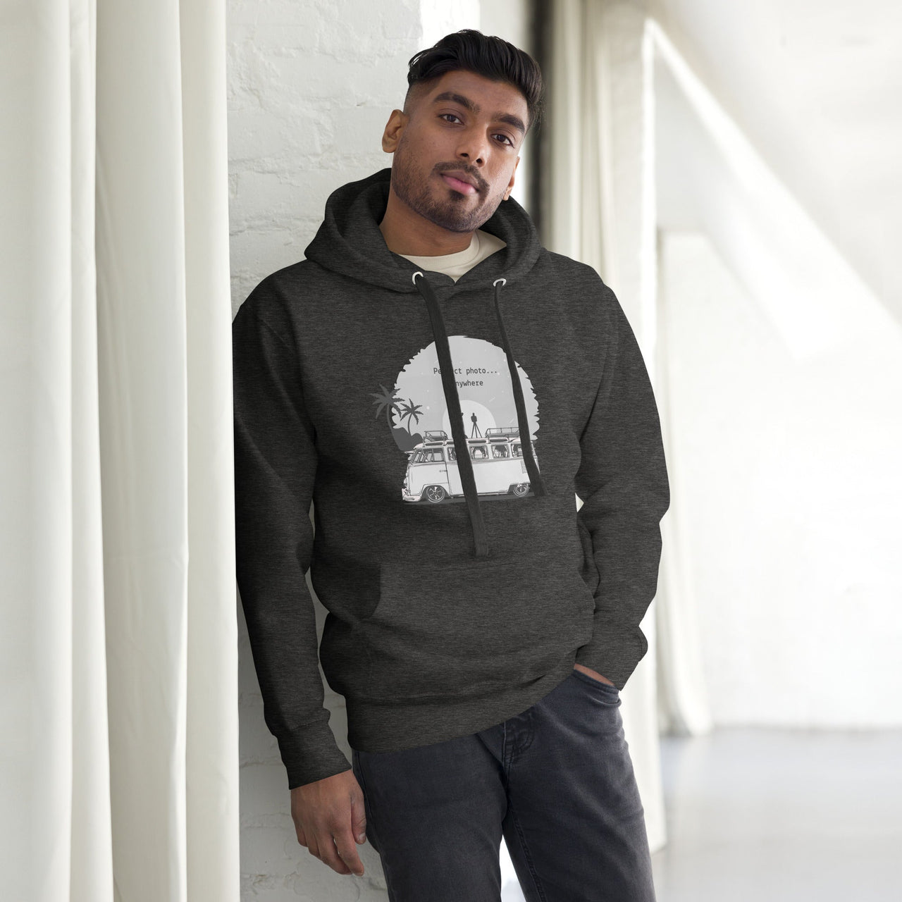 Photographer's Perfect Photo retro graphic hoodie by Galactic Ink Club