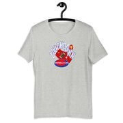Football Retro-Inspired Graphic Tee in athletic heather — Galactic Ink Club
