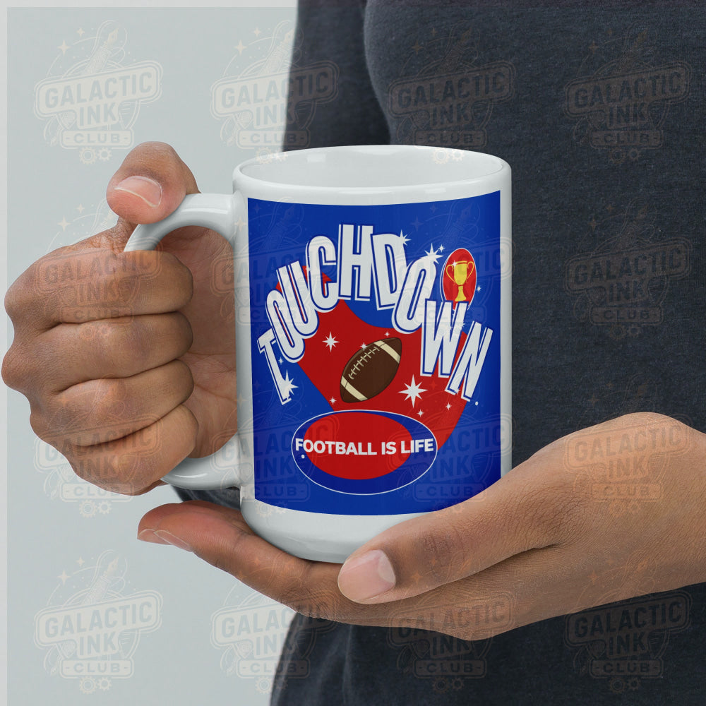 Football White glossy mug Mug