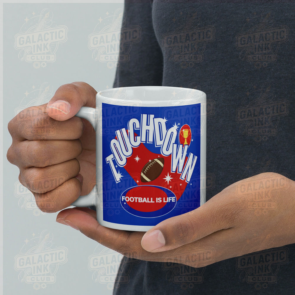 Football White glossy mug Mug