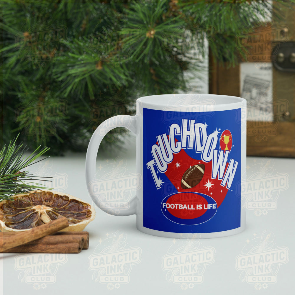 Football White glossy mug Mug