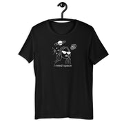 I Need Space Retro-Inspired Graphic Tee retro graphic t-shirt in black on hanger — Galactic Ink Club

