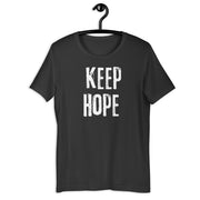 Keep Hope retro-inspired graphic tee in dark grey — Galactic Ink Club
