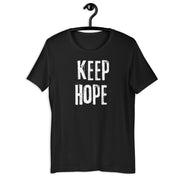 Keep Hope retro-inspired graphic tee in vintage black — Galactic Ink Club
