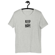 Keep Hope retro-inspired graphic tee in athletic heather — Galactic Ink Club
