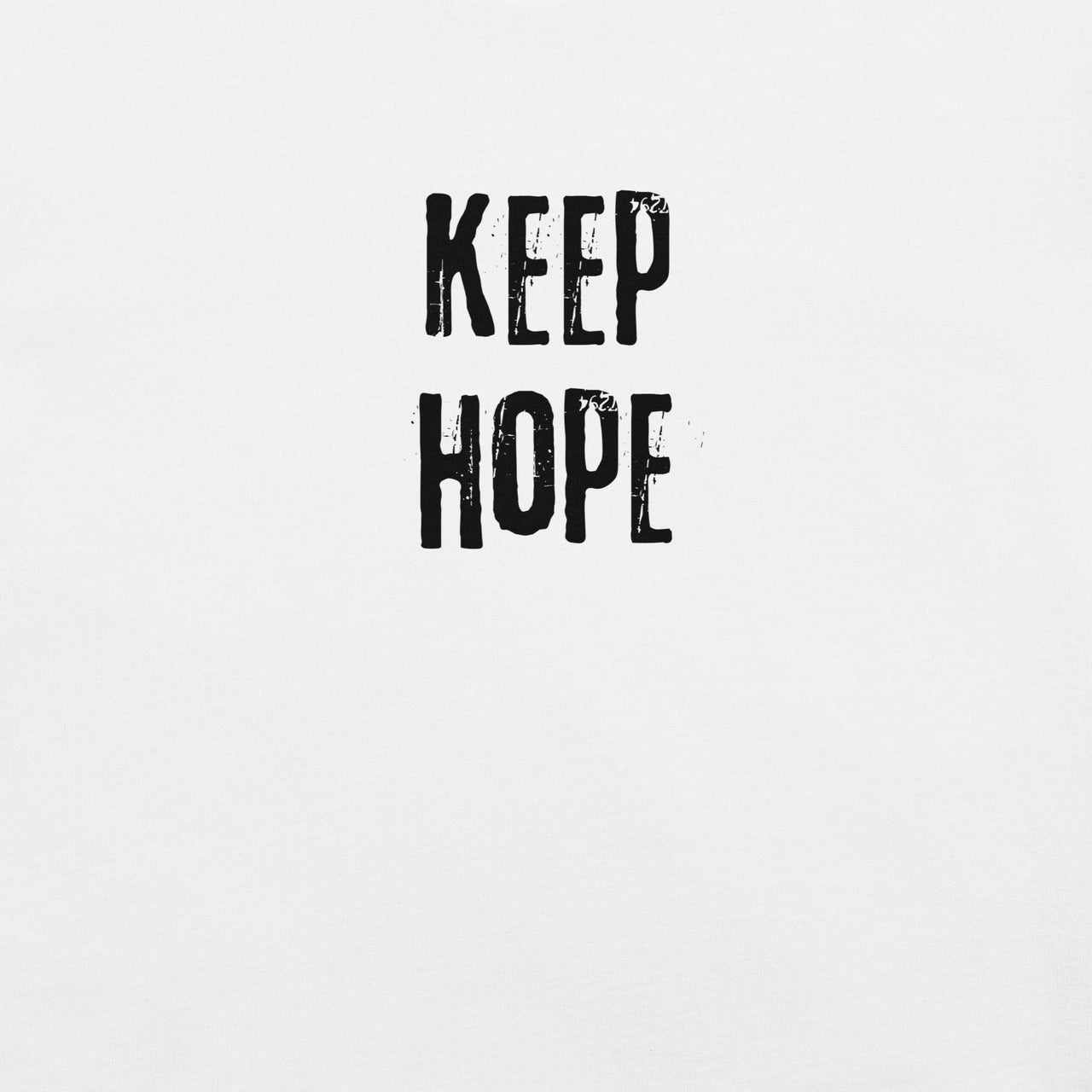 Keep Hope retro-inspired graphic tee light edition design detail — Galactic Ink Club
