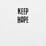 Keep Hope retro-inspired graphic tee light edition design detail — Galactic Ink Club
