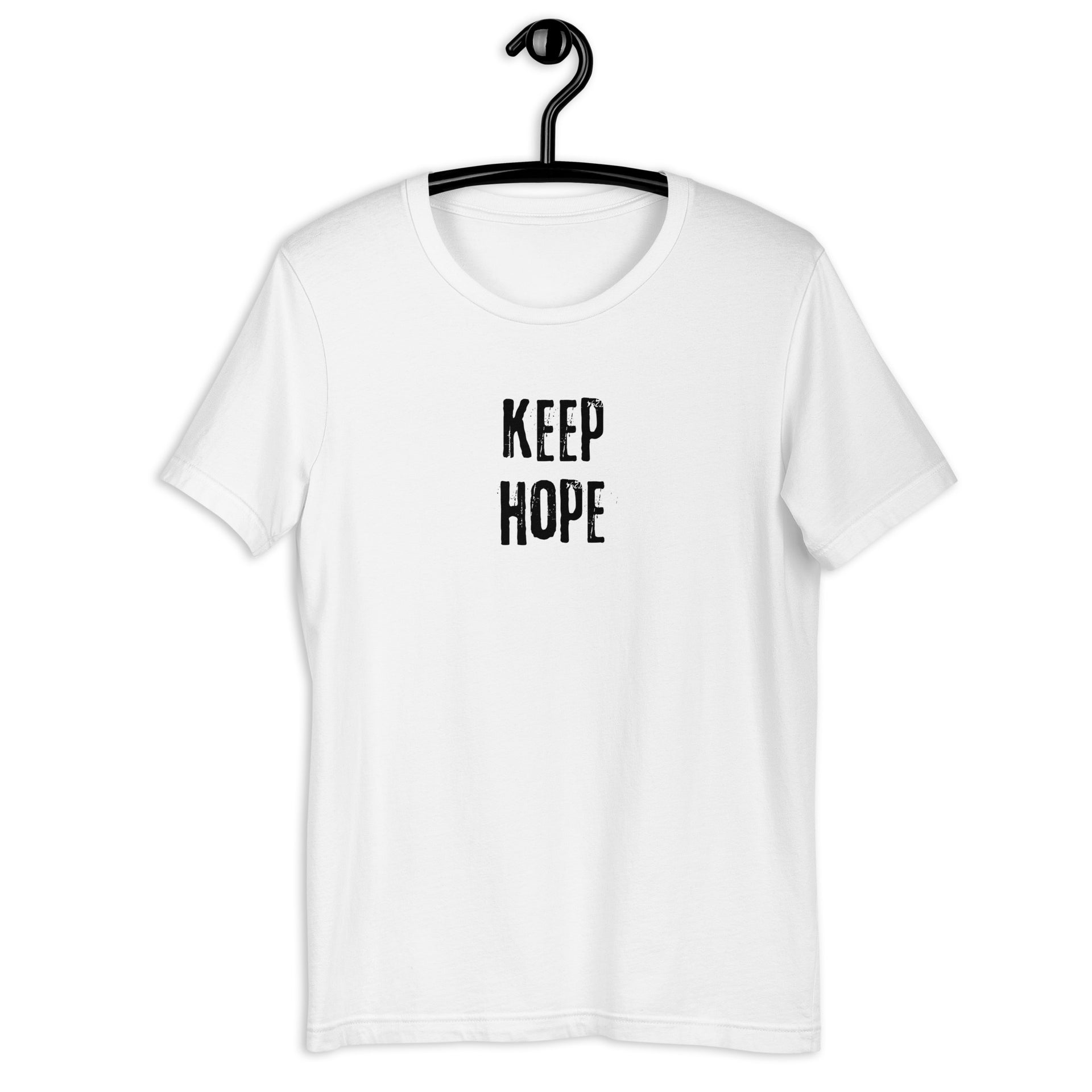 Keep Hope retro-inspired graphic tee in white — Galactic Ink Club
