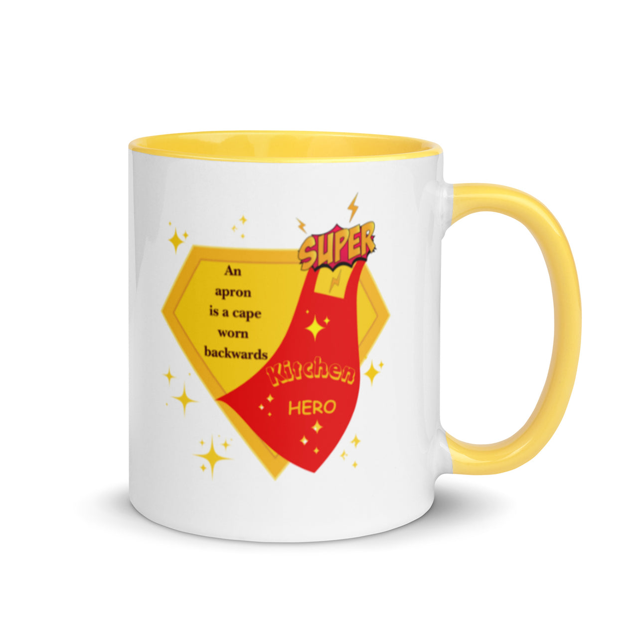 Kitchen Hero Mug with Color Inside