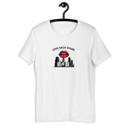 Love Each Other retro-inspired graphic tee in white — Galactic Ink Club
