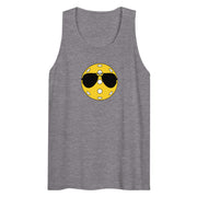 Pickleball with Aviator Sunglasses retro graphic tank top by Galactic Ink 