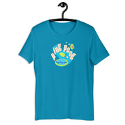 Ping Pong retro graphic tee in aqua — Galactic Ink Club
