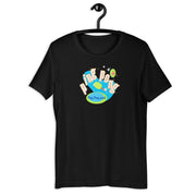 Ping Pong retro graphic tee in black — Galactic Ink Club
