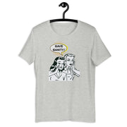 Save Sanity retro-inspired graphic tee in athletic heather— Galactic Ink Club