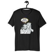 Save Sanity retro-inspired graphic tee in vintage black — Galactic Ink Club
