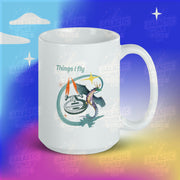 Things I Fly Pilot White Glossy Mug Mug