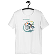 Things I Fly retro-inspired graphic tee in white — Galactic Ink Club
