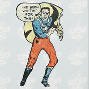 To the Rescue retro-inspired graphic tee design detail — Galactic Ink Club