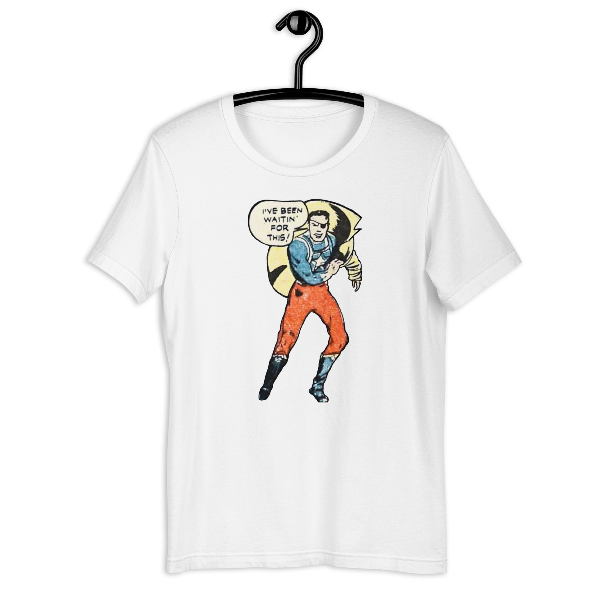 To the Rescue retro-inspired graphic tee in white — Galactic Ink Club