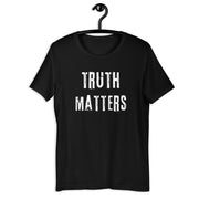 Truth Matters retro-inspired dark graphic tee in black — Galactic Ink Club
