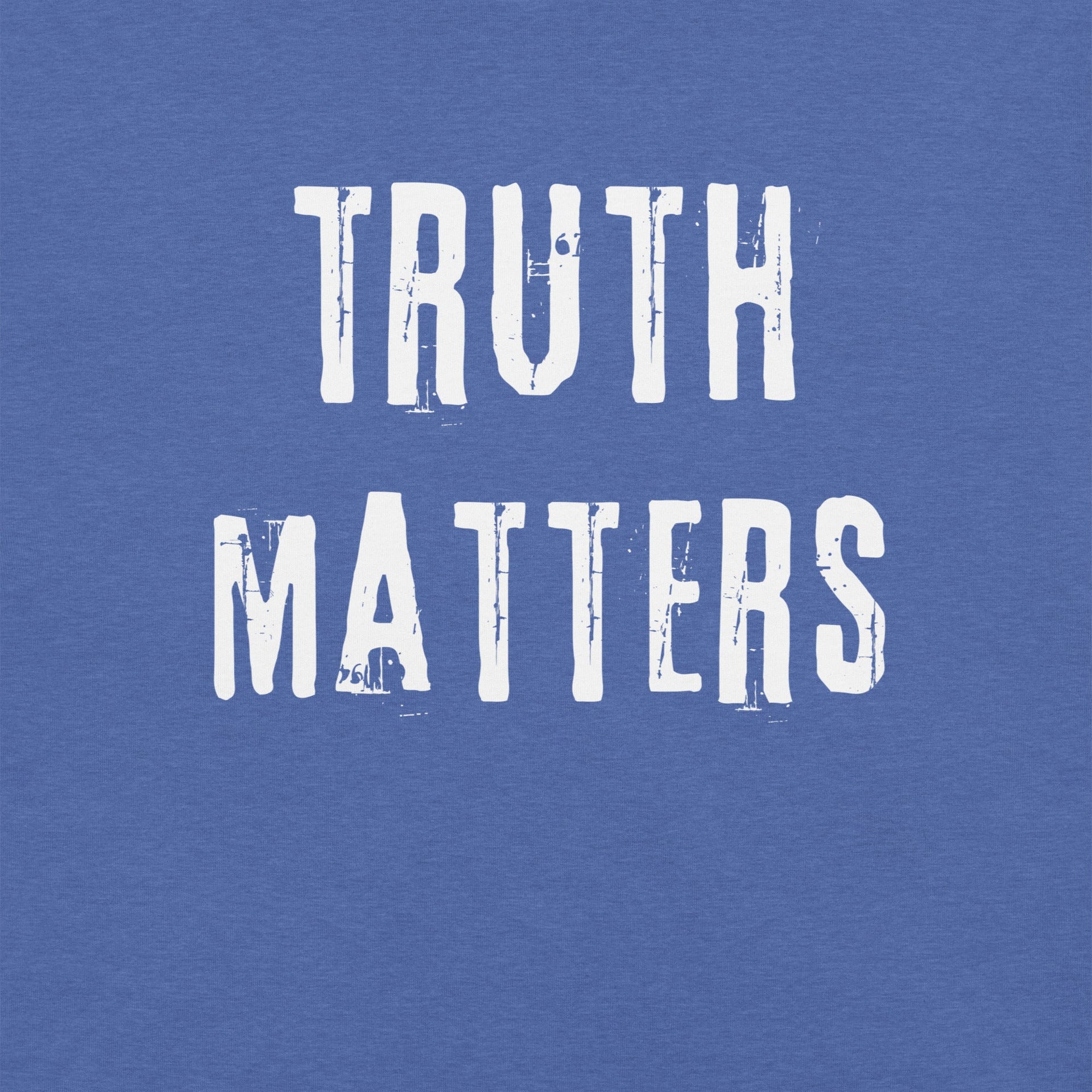 Truth Matters retro-inspired graphic tee dark edition design detail — Galactic Ink Club
