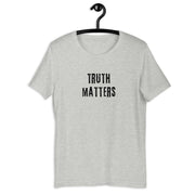 Truth Matters retro-inspired light graphic tee in athletic heather — Galactic Ink Club
