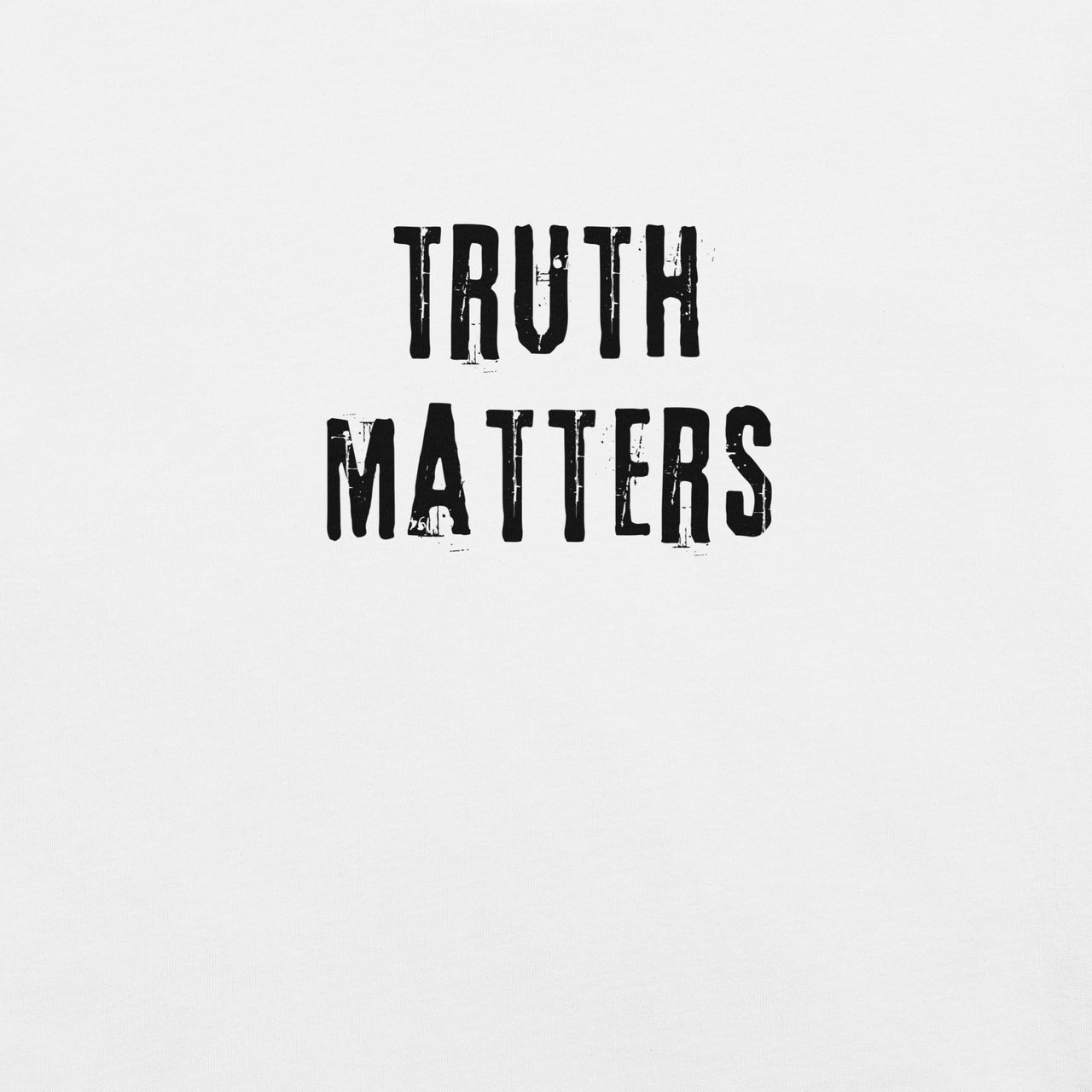 Truth Matters retro-inspired graphic tee light edition design detail — Galactic Ink Club
