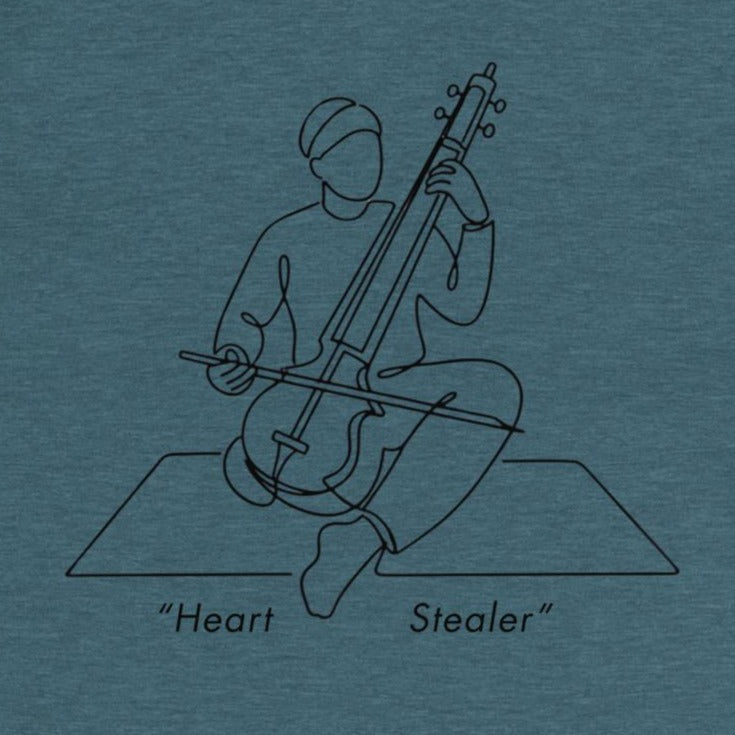 Musical Instrument | Dilruba | Midcentury | Unisex Long Sleeve Tee