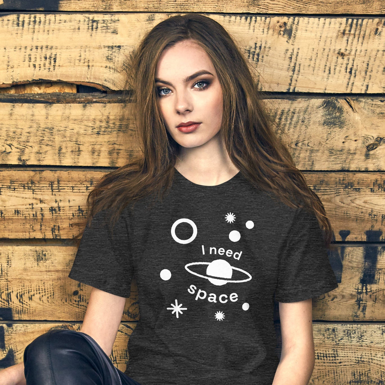 Need Space retro graphic tee by Galactic Ink Club