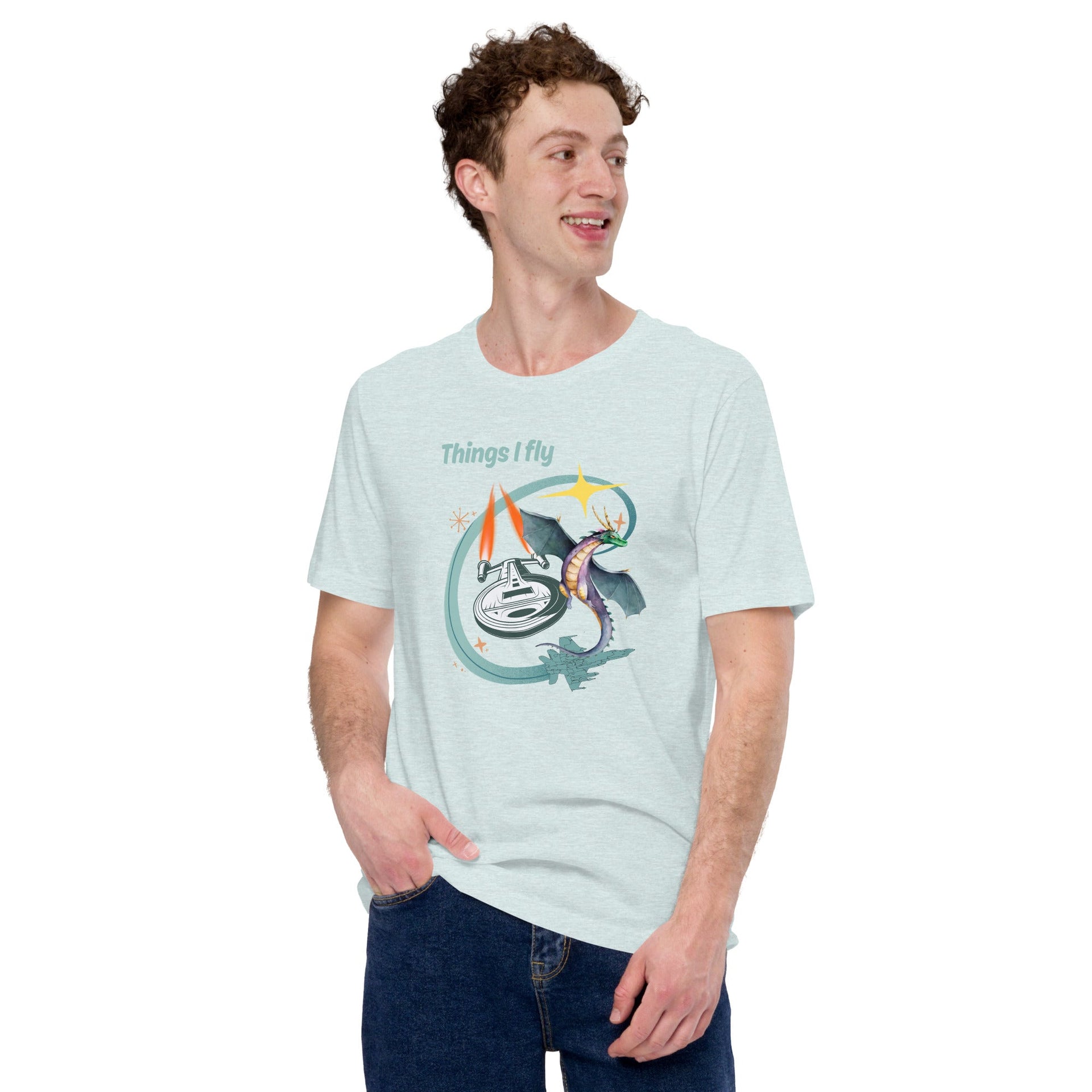Things I Fly retro graphic tee by Galactic Ink Club