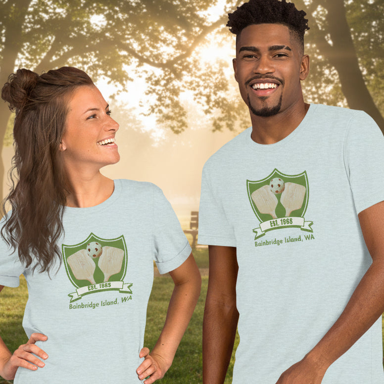Pickleball Est. 1965 retro graphic tee by Galactic Ink Club