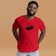 Flying Saucer retro graphic tee by Galactic Ink Club
